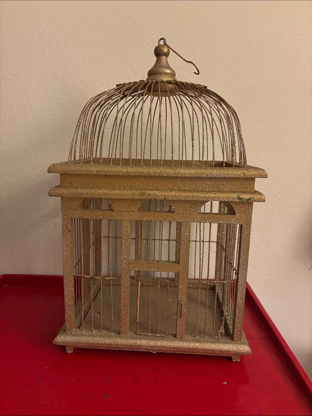 Gold Decorative Birdcage Accent - Home Accents